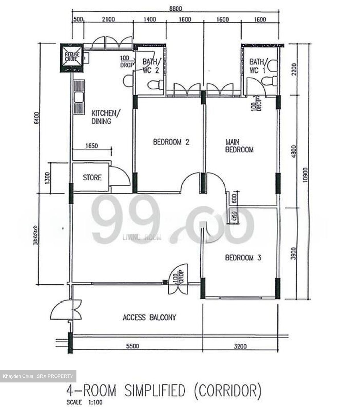 Blk 338 Bukit Batok Street 34 (Bukit Batok), HDB 4 Rooms #515409381